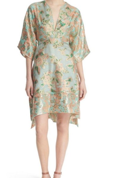 画像2: Tory Burch トリーバーチ　McKenna Caftan Kimono Dress (2)