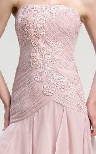 画像3: 即発!【平野綾さんに衣装提供】Sue Wong スーウォン  Beaded Tiered Chiffon Ruched Gown  10201 (3)