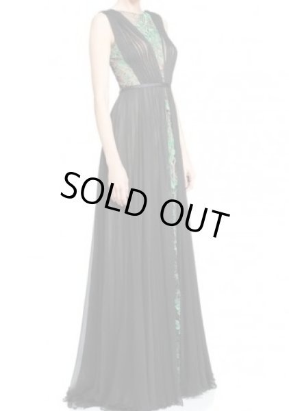 画像2: 【須藤理彩さんご着用】Tadashi Shoji  タダシショージ　Musina Gown ブラック (2)