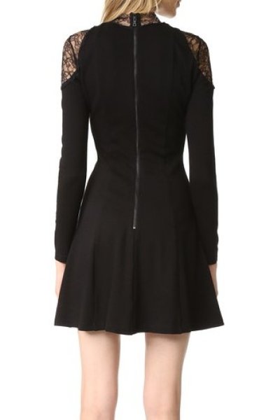 画像2: alice + olivia アリスアンドオリビア Candice Lace Insert Dress (2)