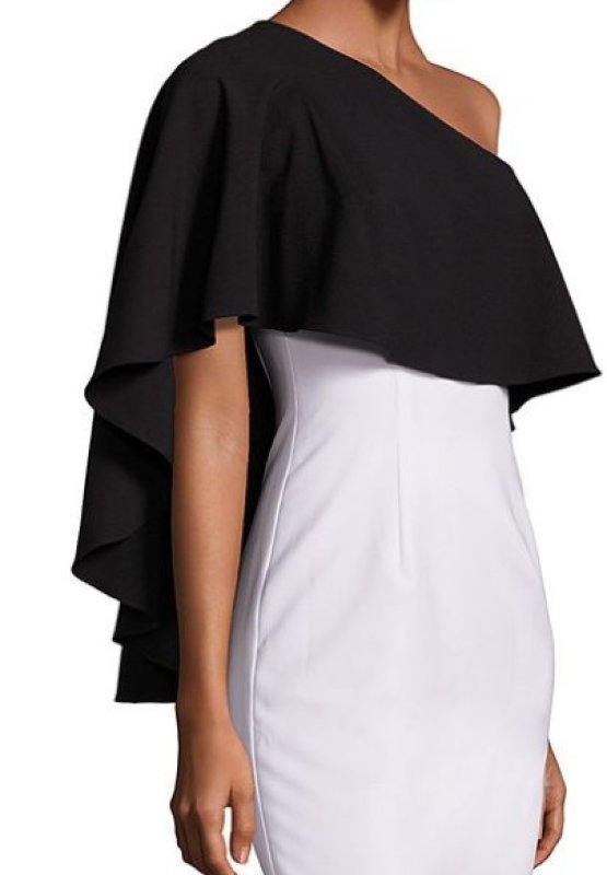 画像3: Black Halo  ブラックハロー　Maeve One-Shoulder Sheath Dress (3)