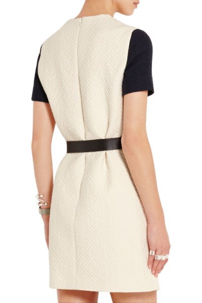 画像2: Victoria Victoria Beckham ビクトリアベッカム カラーブロックニットドレス (2)