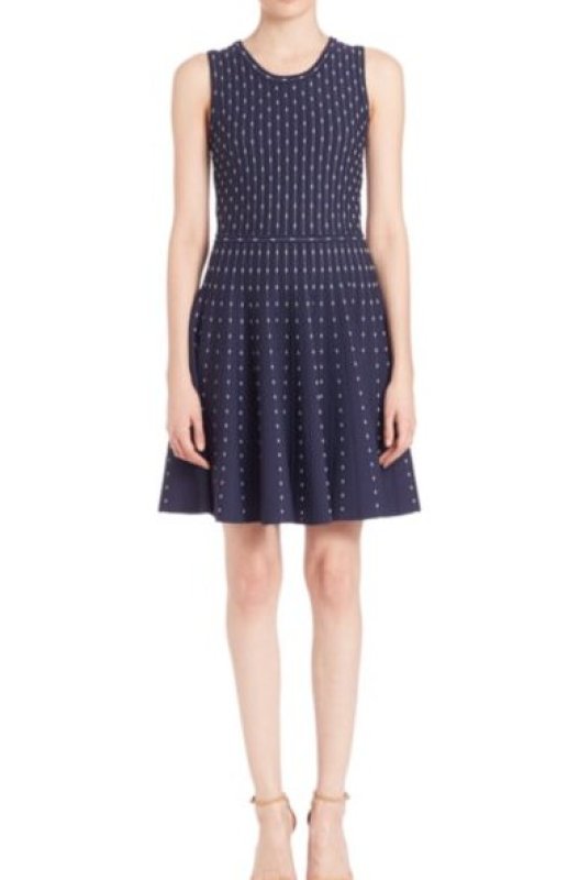 画像2: 【ドラマ使用】Milly ミリー　Dot Fit-&-Flare Dress (2)