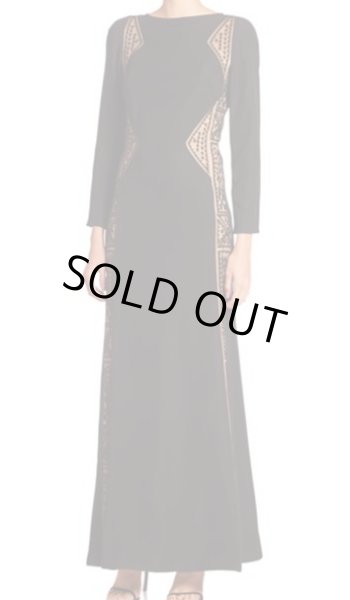 画像2: Tadashi Shoji タダシショージ　Long Sleeve Dress ブラック (2)