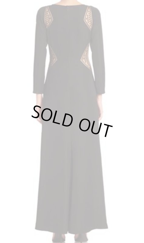 画像5: Tadashi Shoji タダシショージ　Long Sleeve Dress ブラック (5)