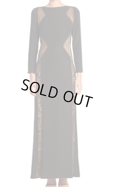 画像4: Tadashi Shoji タダシショージ　Long Sleeve Dress ブラック (4)