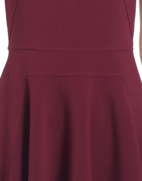 画像2: 【ドラマ使用】Rebecca Taylor レベッカテイラー  Silk Trim Fit-&-Flare Dress (2)
