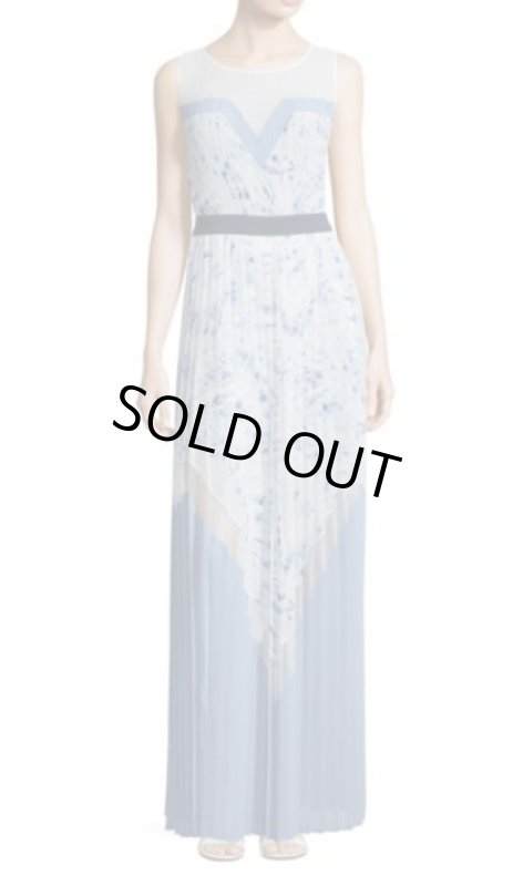 画像1: 【ヴァンサンカン掲載】BCBGMAXAZRIA 　　Roundneck Sleeveless Printed Gown (1)