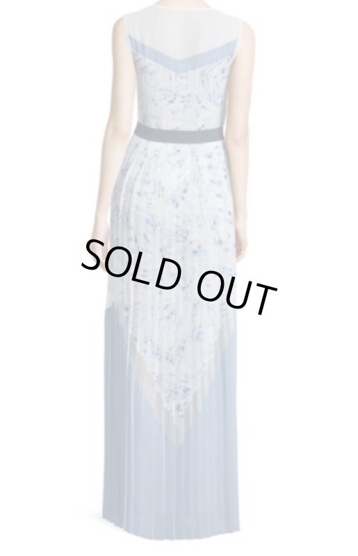 画像4: 【ヴァンサンカン掲載】BCBGMAXAZRIA 　　Roundneck Sleeveless Printed Gown (4)