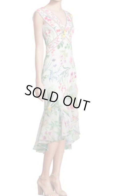 画像3: Tadashi Shoji タダシショージ　Missy-8 Floral Cap Sleeve Dress ホワイト (3)