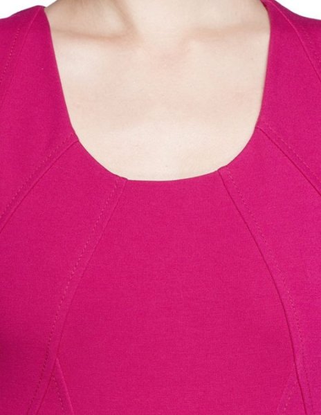 画像3: Diane von Furstenberg ダイアンフォンファステンバーグ Alice Rosy Pink Fit & Flare Jersey (3)