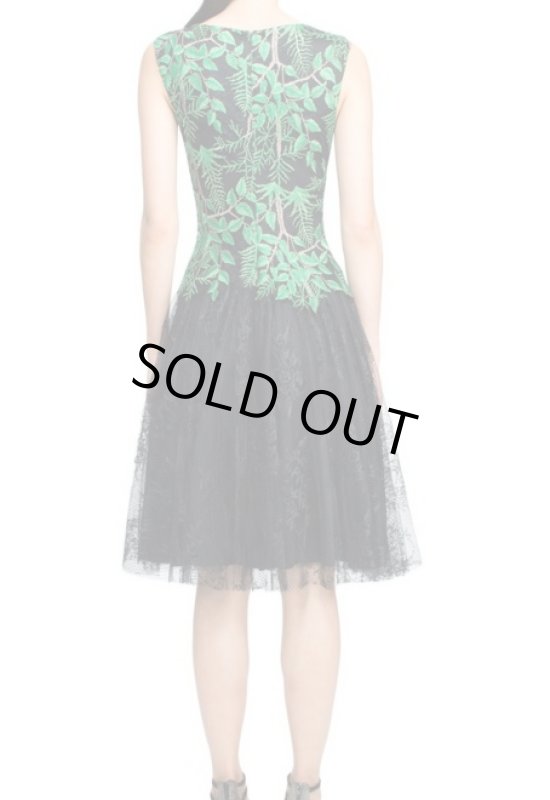 画像2: 再販売！Tadashi Shoji タダシショージ　Black Cape Town Dress (2)