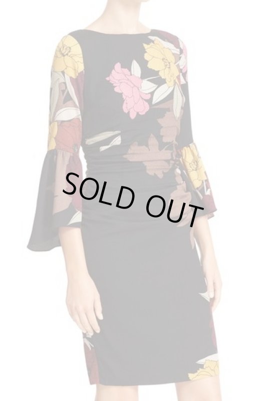 画像3: 【ミシェル・オバマ夫人ご愛用】Tracy Reese　トレイシーリース　T Flounce Sleeve Floral Print Dress (3)