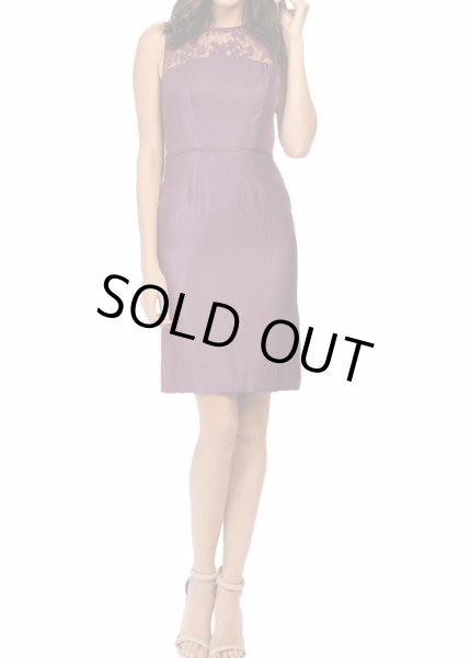 画像4: Adrianna Papell アドリアナパペル レースジャケット付きドレス プラム (4)