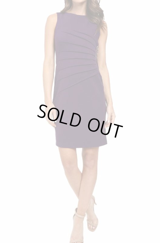 画像1: Ivanka Trump　イバンカトランプ　 Starburst Dress　EGGPLANT (1)