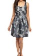 画像1: 【イバンカトランプ愛用】Ivanka Trump　Floral Printed Brocade Fit and Flare Dres (1)