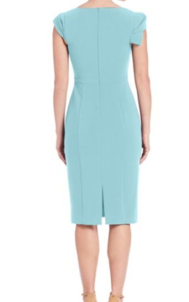 画像2: 【ドラマ使用】 Black Halo ブラックハロー Amelie Sheath Dress アトランティックブルー (2)