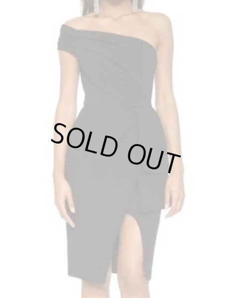 画像2: Black Halo  ブラックハロー   Angelica One Shoulder Sheath Dress (2)