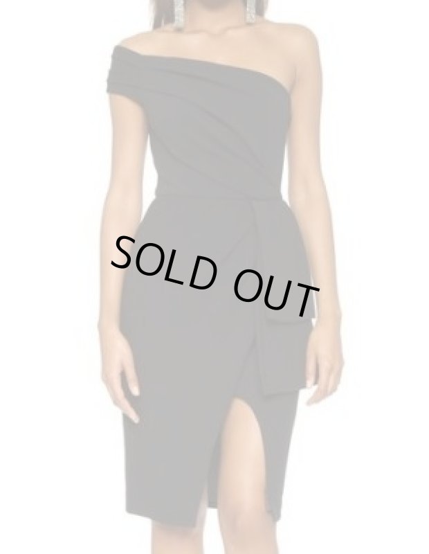 画像2: Black Halo  ブラックハロー   Angelica One Shoulder Sheath Dress (2)