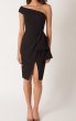 画像1: Black Halo  ブラックハロー   Angelica One Shoulder Sheath Dress (1)