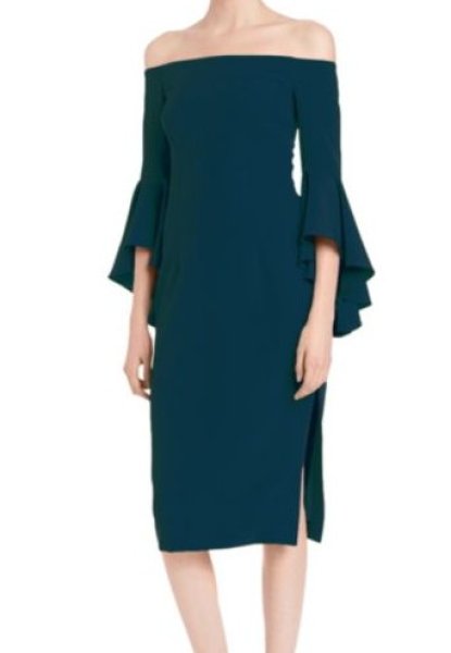 画像5: 【ドラマ使用】Milly ミリー Selena Dress peacock (5)