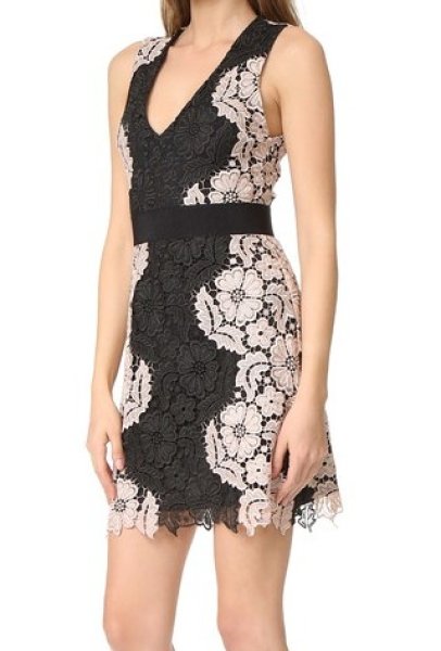 画像3: Alice + Olivia  アリスアンドオリビア  Patrice Aline Lace Dress (3)
