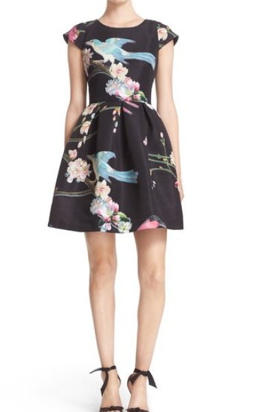 画像1: 【ドラマ使用】Ted Baker テッドベイカー Zaldana Dress  (1)