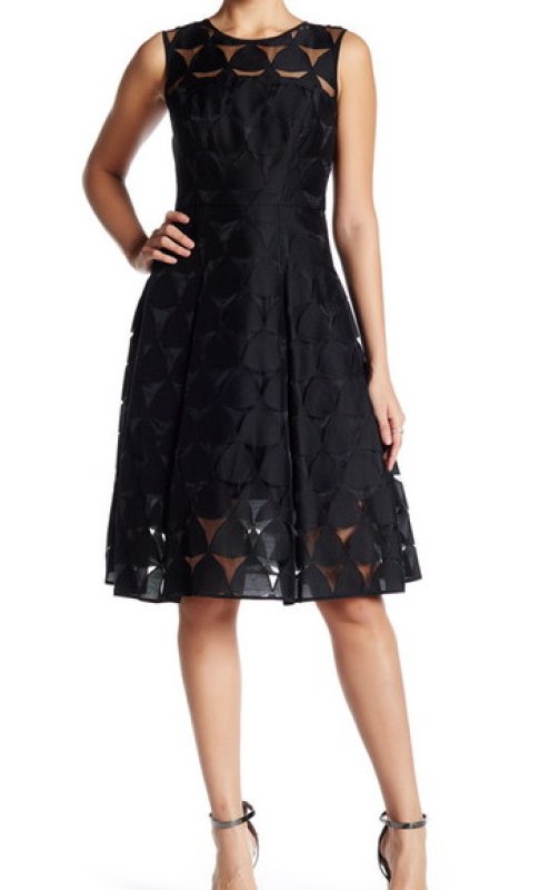 画像1: Milly ミリー　Prism Dress ブラック (1)