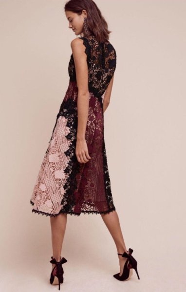 画像2: Nanette Lepore ナネットレポー Opera Lace Dress  (2)