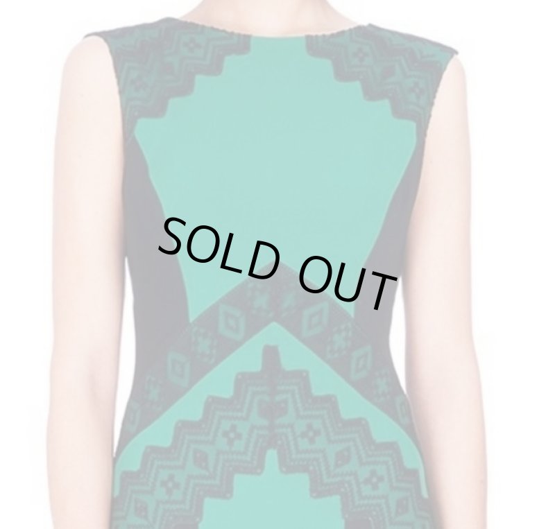 画像3: Tadashi Shoji タダシショージ　Douala Gown　グリーン系 (3)