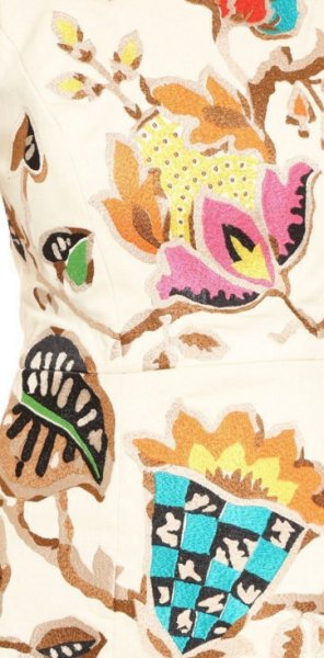 画像3: Alice + Olivia  アリスアンドオリビア  Lindsey Embroidered Structured Pouf Dress (3)