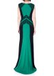 画像2: Tadashi Shoji タダシショージ　Douala Gown　グリーン系 (2)