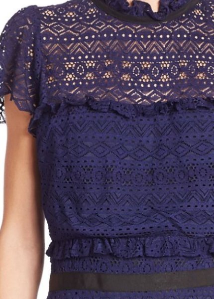 画像3: 【ドラマ使用】Parker パーカー Annabelle lace Dress (3)