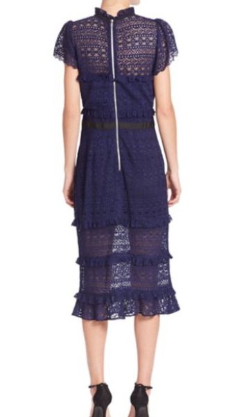 画像2: 【ドラマ使用】Parker パーカー Annabelle lace Dress (2)