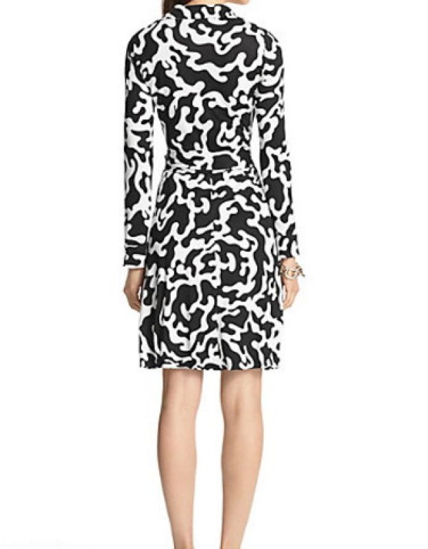 画像2: 【ドラマ使用】Diane von Furstenberg　ダイアンフォンファステンバーグ　 T72 Silk Jersey  wrap  dress 　 (2)