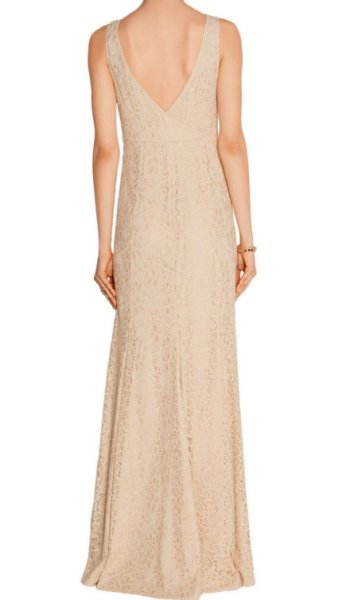 画像2: Diane von Furstenberg ダイアンフォンファステンバーグ Evangelina Lace Gown HEAVEN (2)