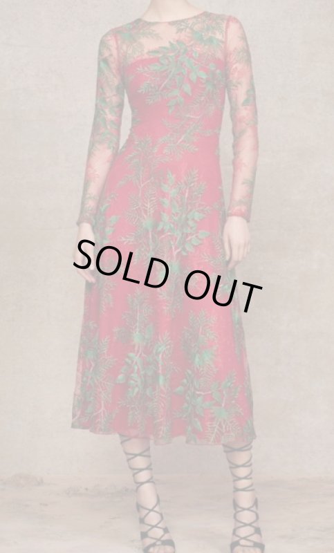 画像1: Tadashi Shoji タダシショージ　 Tea Length Cocktail Dress (1)