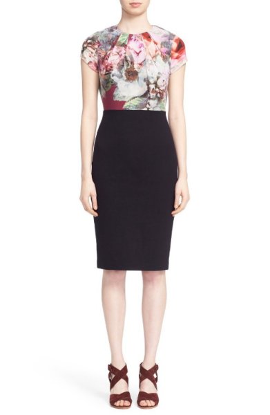 画像1: ドラマ【BONES使用、カミール着用】Ted Baker テッドベイカー  Ceyara Dress (1)