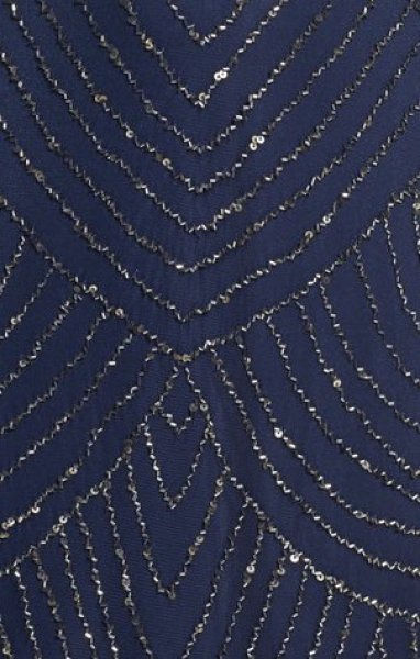 画像3: ドラマ【プリティリトルライヤーズ使用】Adrianna Papell アドリアナパペル  Beaded Blouson Dress ネイビー (3)