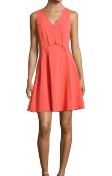 画像2: ドラマ【ARROW】使用 Rebecca Taylor レベッカテイラー Sleeveless Fit & Flare Dress (2)