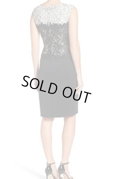 画像2: Tadashi Shoji タダシショージ Sheath Dress ブラック (2)