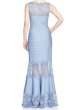 画像2: Tadashi Shoji Sleeveless Ribbed Stretch Dress 　ブルーストーン (2)