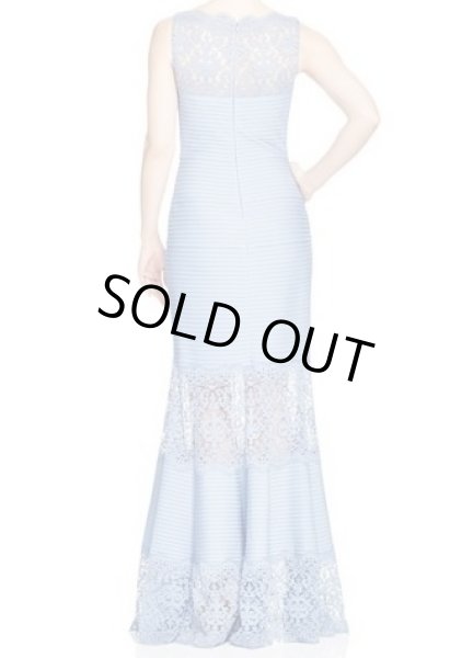 画像2: Tadashi Shoji Sleeveless Ribbed Stretch Dress  ブルーストーン (2)