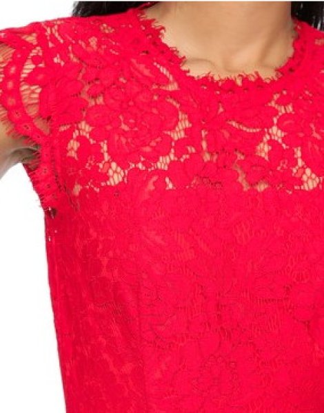 画像3: 【Hoda Kotb着用】Rachel Zoe   Suzette Fitted Dress  レッド (3)