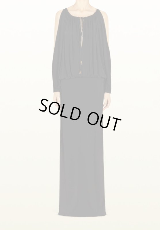 画像1: GUCCI グッチ　キーホールジャージーロングドレス (1)