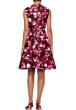 画像2: Kate Spade New York ケイトスペード Falling Florals Fit & Flare V-Neck Dress (2)