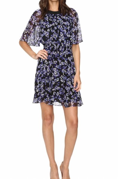 画像1: KATE SPADE New York ケイトスペード  Hydrangea Chiffon Dress (1)