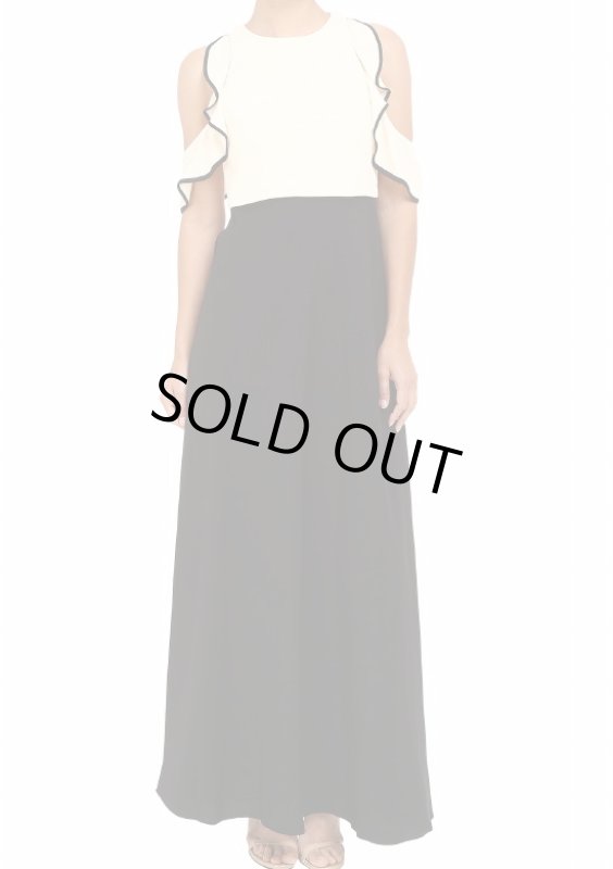 画像1: 即発！【ドラマ衣装】 JILL JILL STUART ジルスチュアート　 Color Block Popover Gown (1)