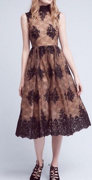 画像1: セール！Tracy Reese トレイシーリース　Ardor Lace Dress  (1)