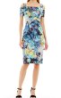 画像1: 【Kathie Lee Gifford愛用】Nicole Miller ニコルミラー　 Cold-Shoulder Floral-Print Dress (1)